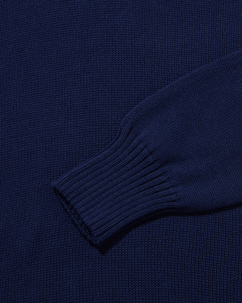 Cotton Crewneck Navy