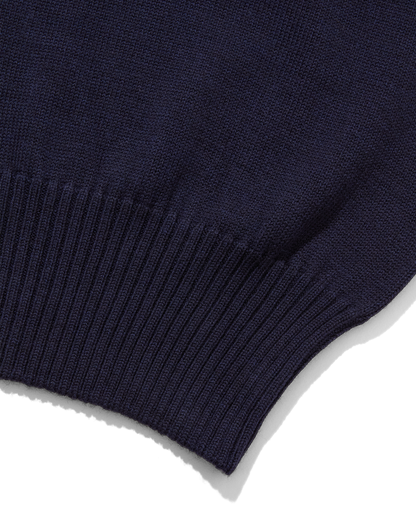 Merino Crewneck Navy Anthracite