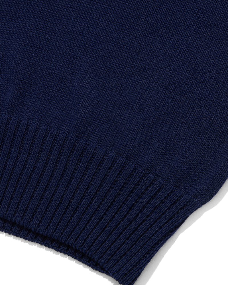 Cotton Crewneck Navy