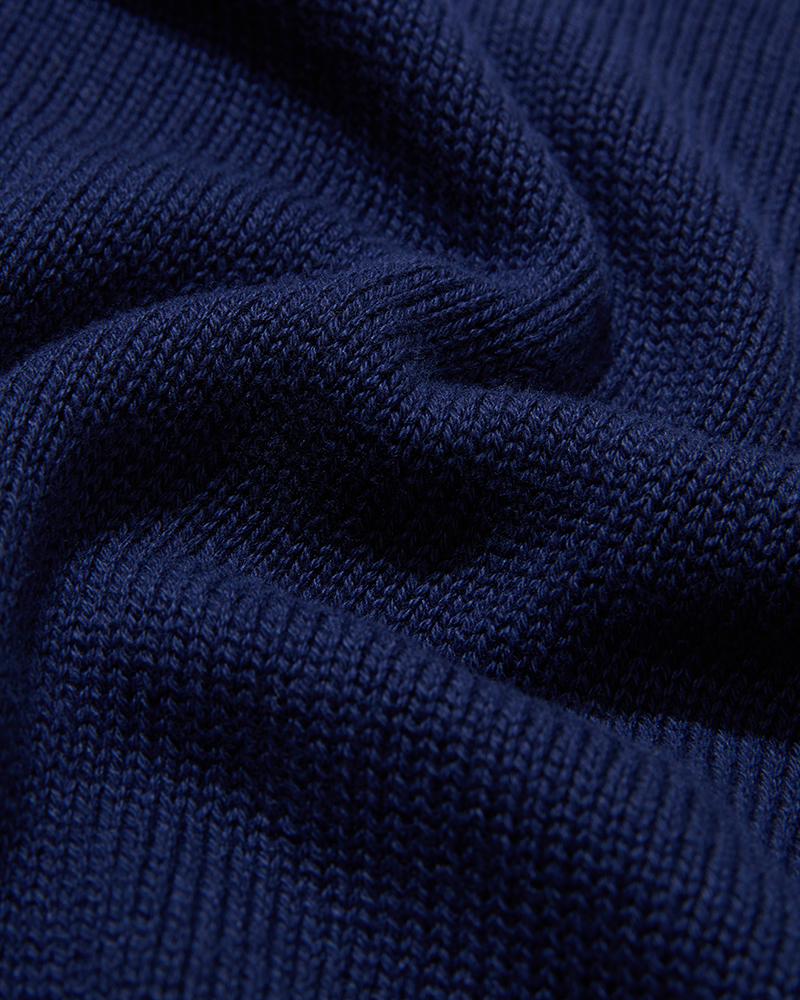 Cotton Crewneck Navy