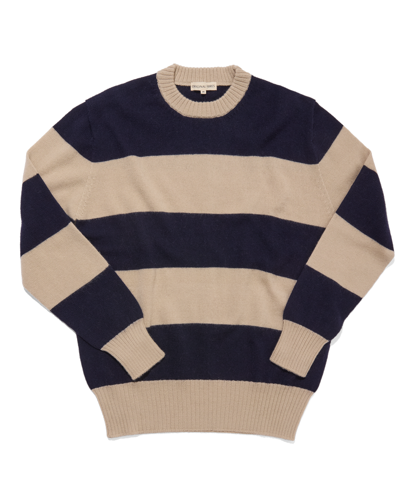 Merino Crewneck Vanguard Stripe