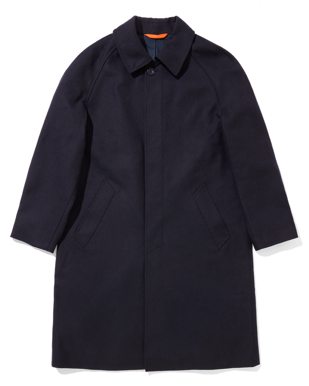 Navy Raglan Overcoat