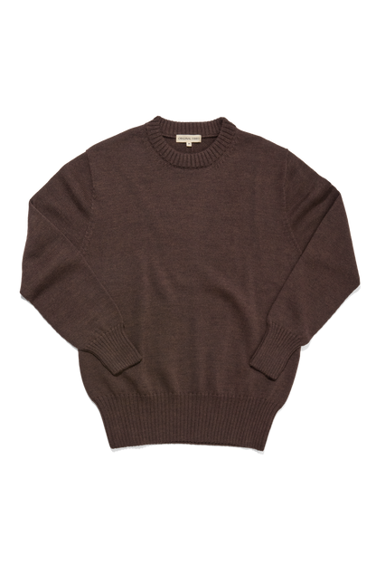 Merino Crewneck Chocolate