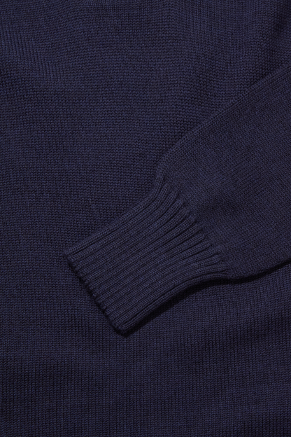Merino Crewneck Navy Anthracite