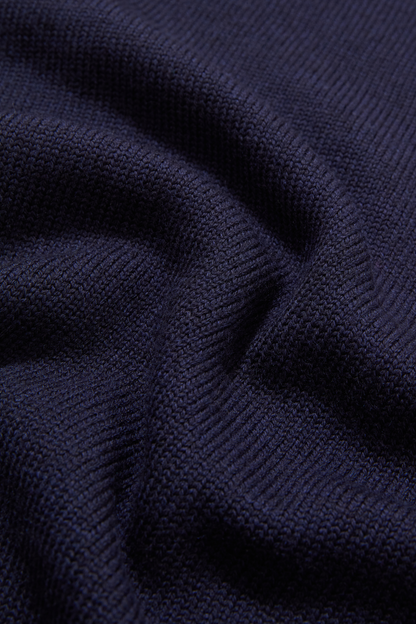 Merino Crewneck Navy Anthracite