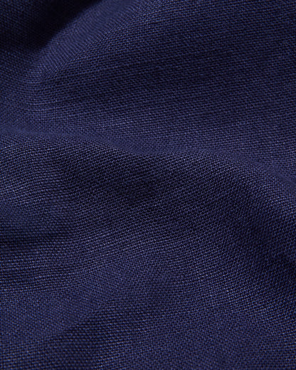 Midweight Linen Travel Jacket Night Blue