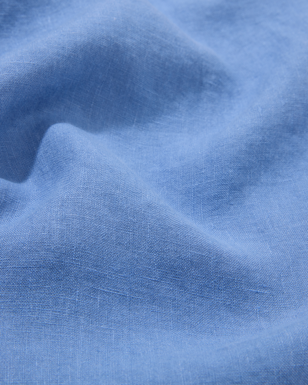 Midweight Linen Long Sleeve Smock Cornflower