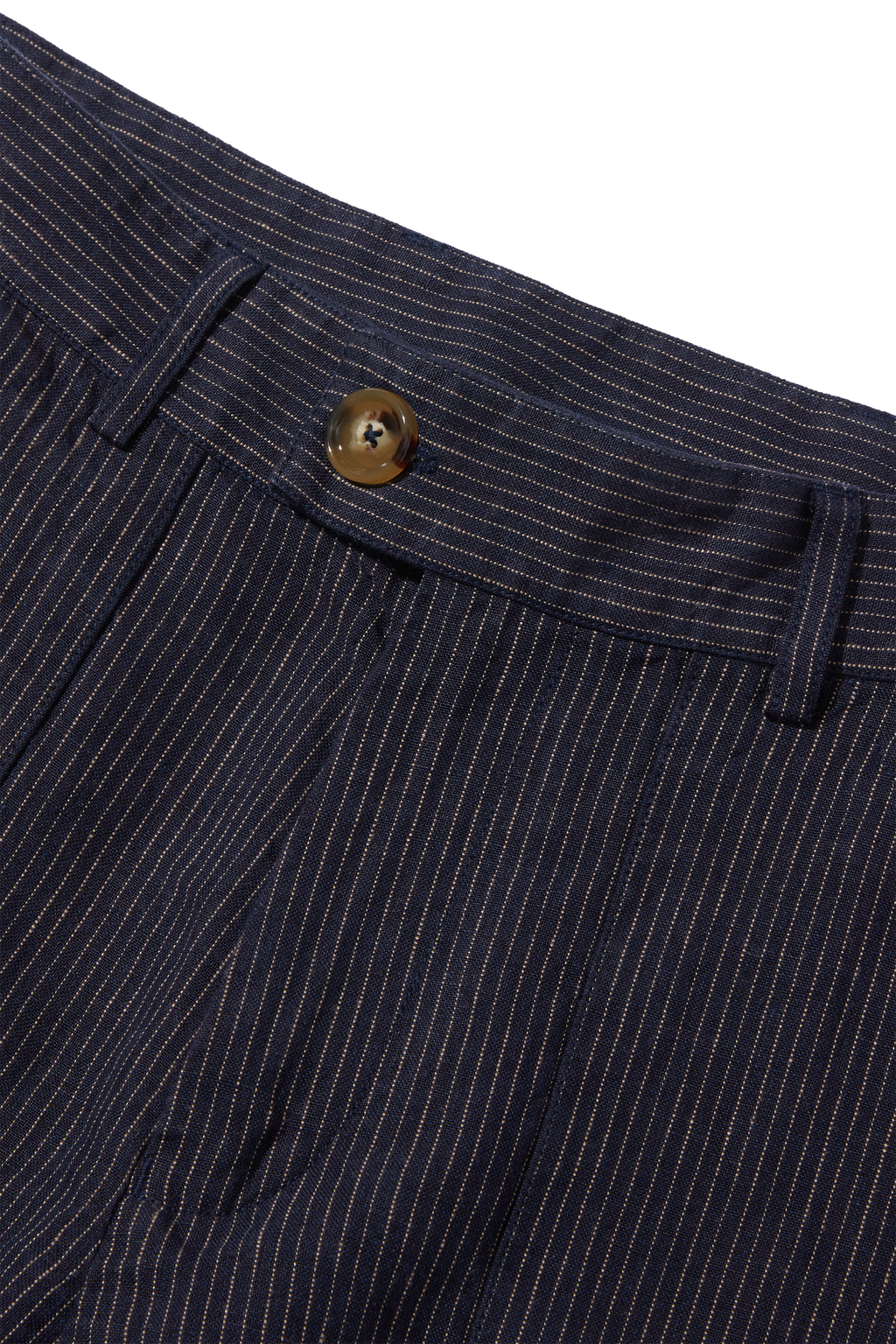 Patch Pocket Trouser Navy Chalk Stripe