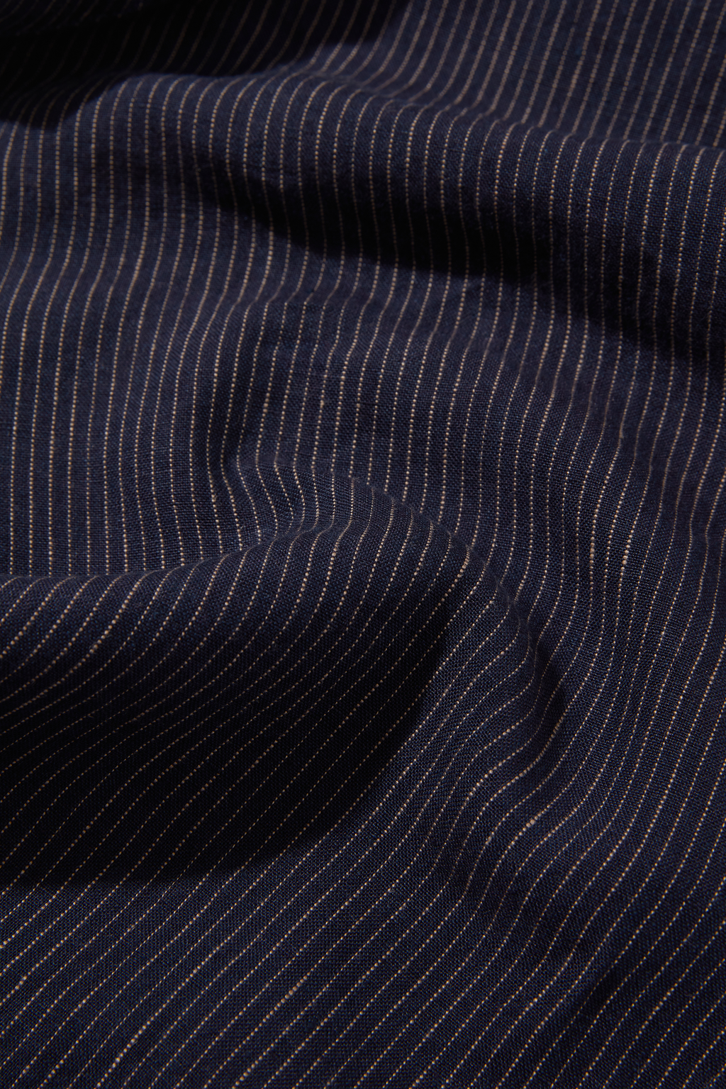 Patch Pocket Trouser Navy Chalk Stripe