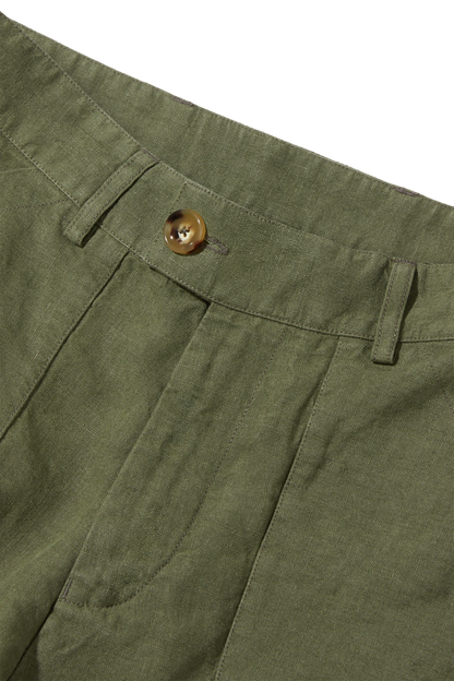 Patch Pocket Trouser Olive