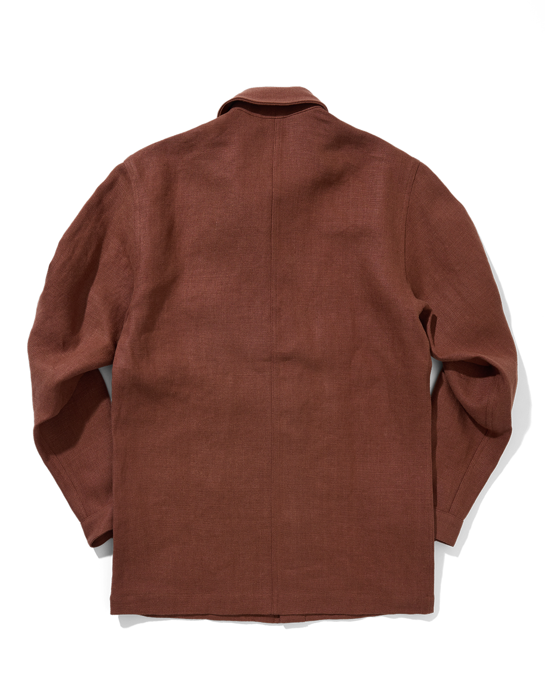 Midweight Linen Railway Jacket Cinnamon