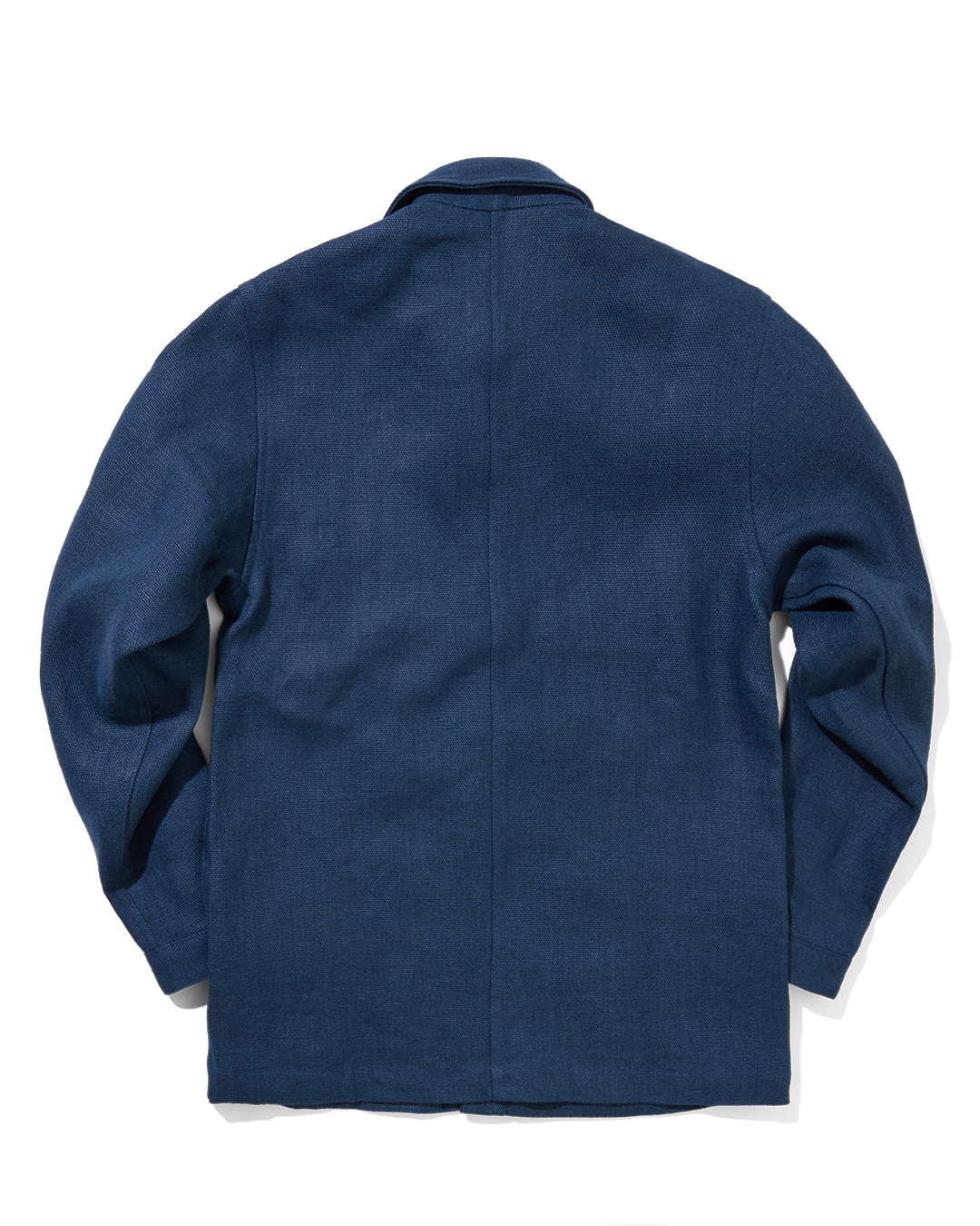 Heavy Linen Railway Jacket French Blue