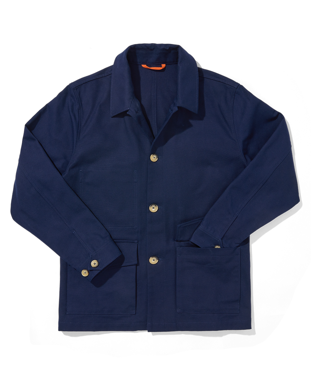 Cotton Canvas Field Jacket Navy