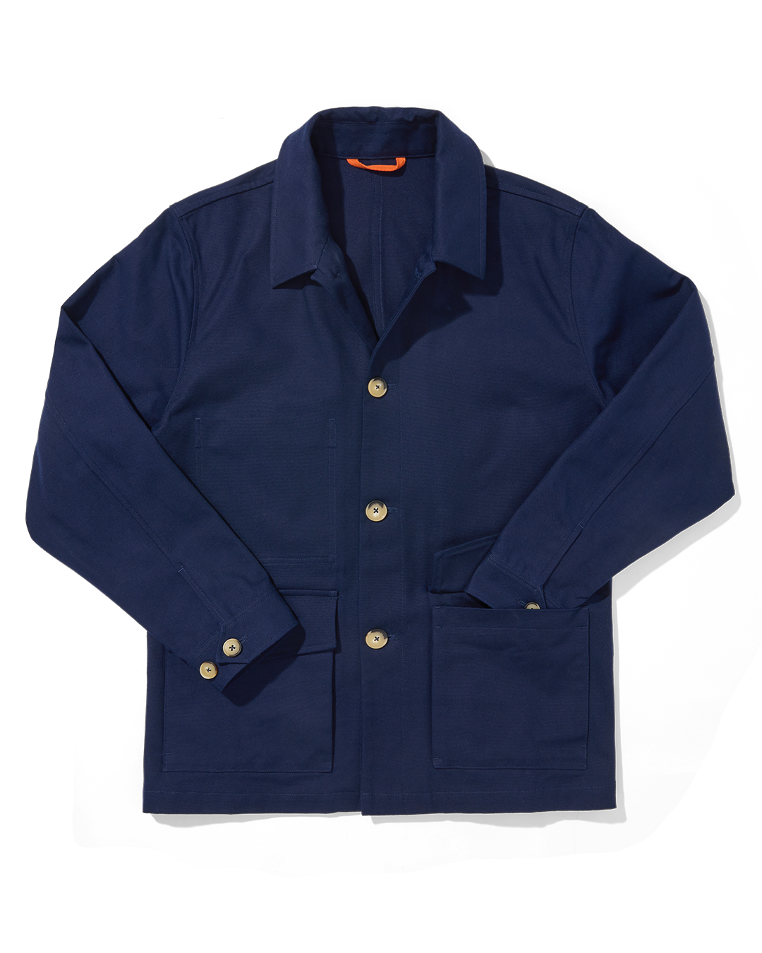 Cotton Canvas Field Jacket Navy
