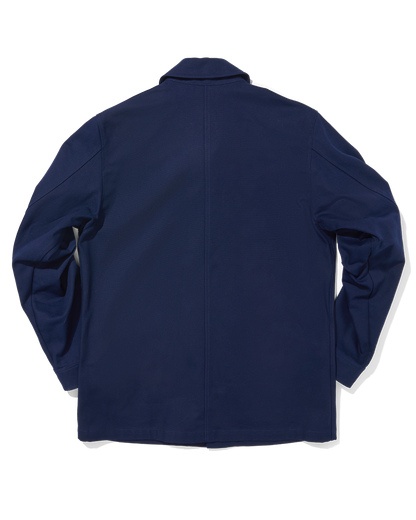 Cotton Canvas Field Jacket Navy