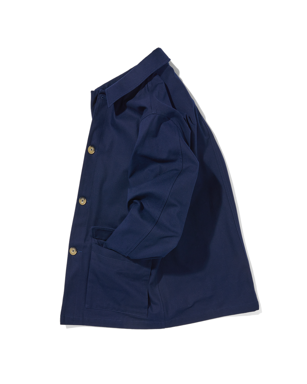 Cotton Canvas Field Jacket Navy