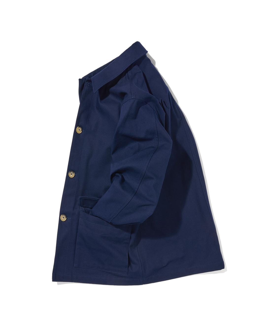 Cotton Canvas Field Jacket Navy