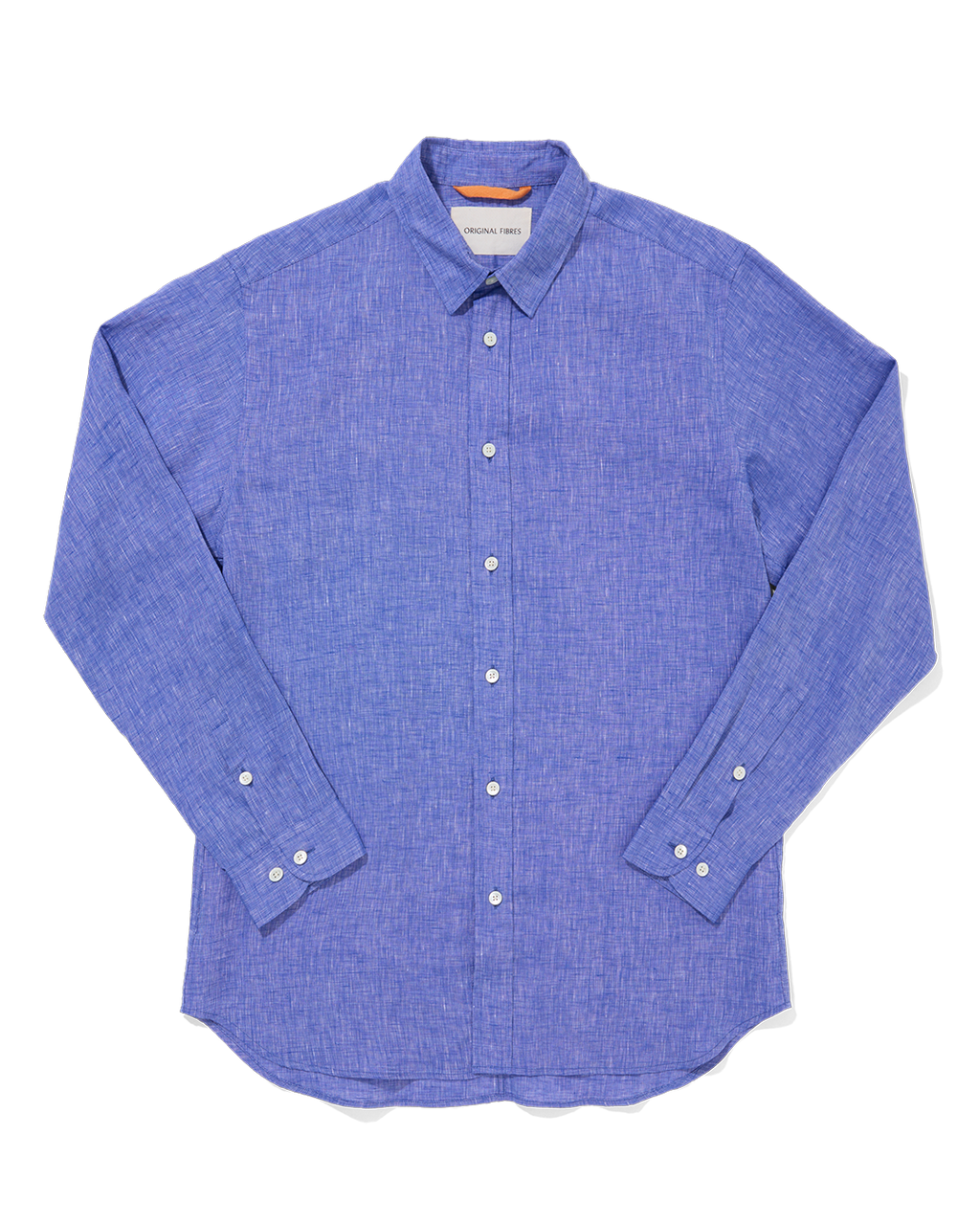 Linen Signature Shirt Chambray Blue