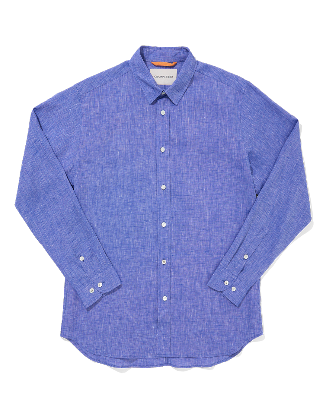 Midweight Linen Signature Shirt Chambray Blue