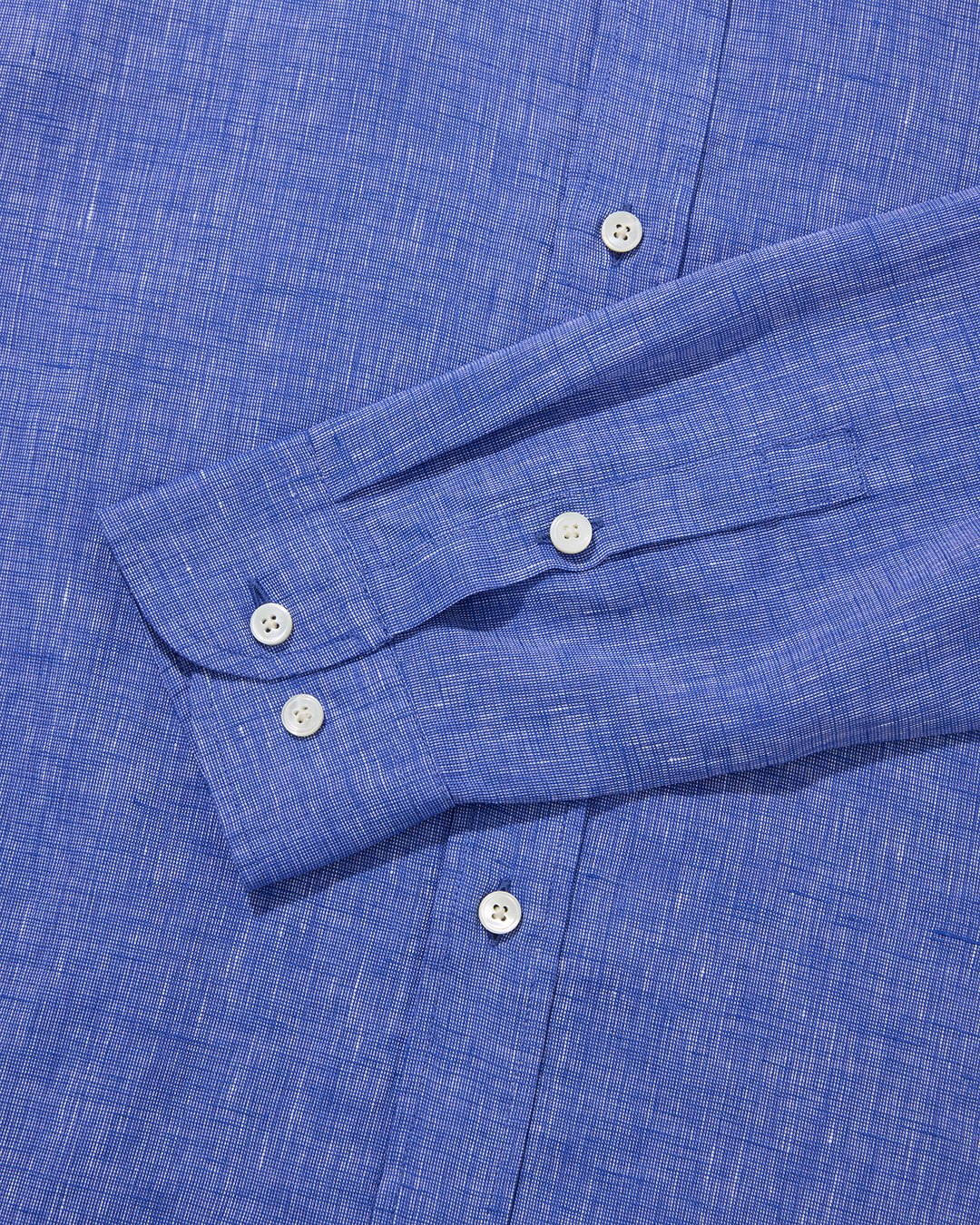 Midweight Linen Signature Shirt Chambray Blue