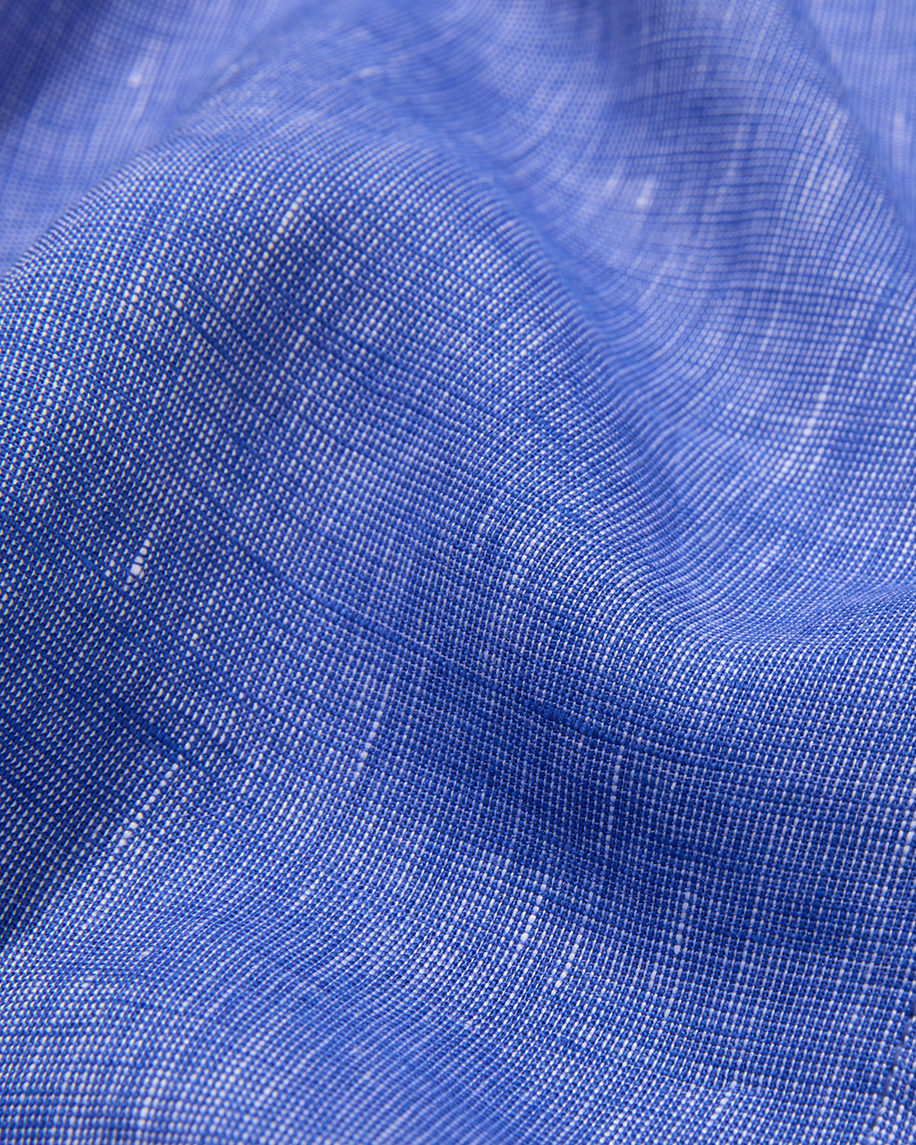 Linen Signature Shirt Chambray Blue