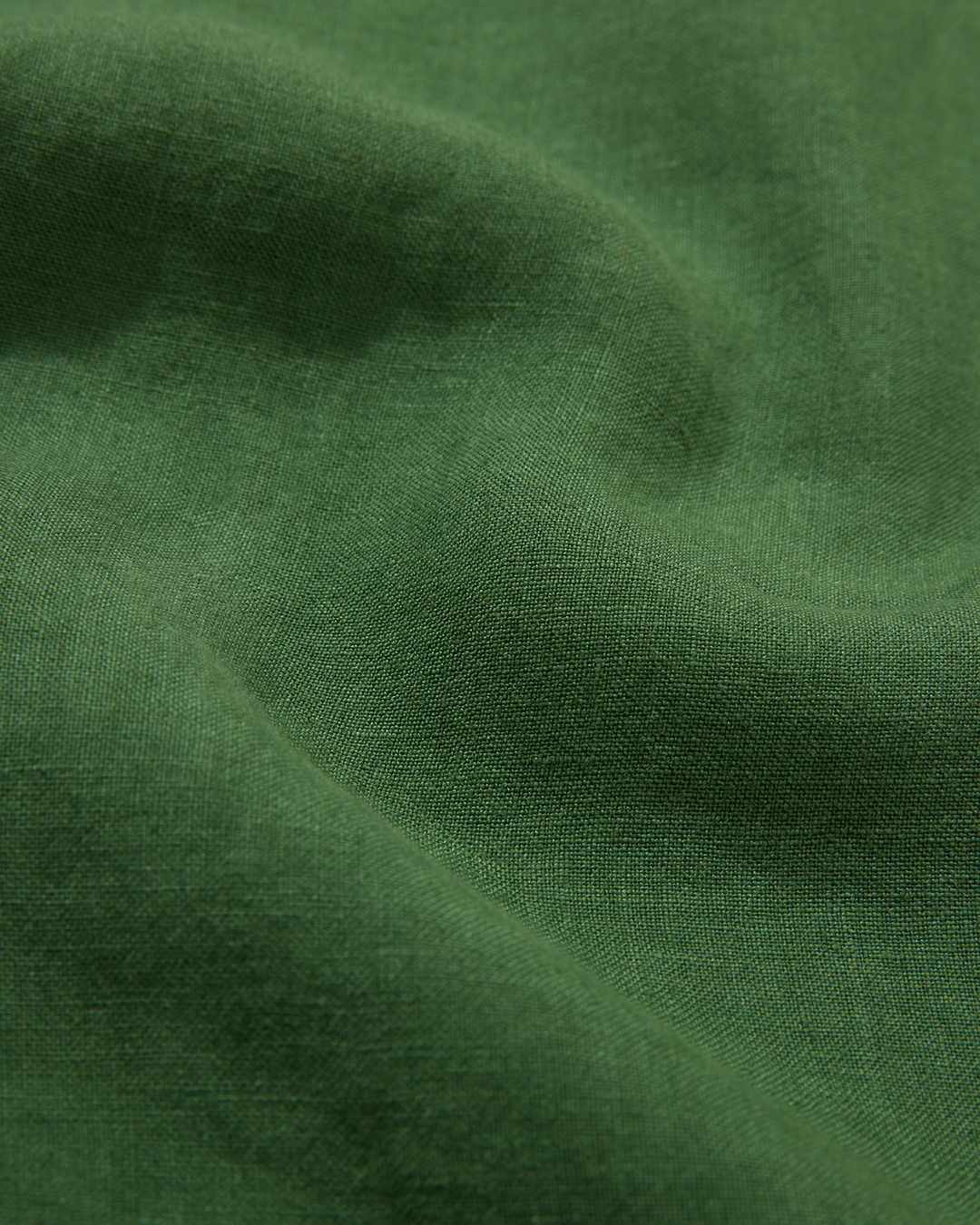 Midweight Linen Signature Shirt Grass Green