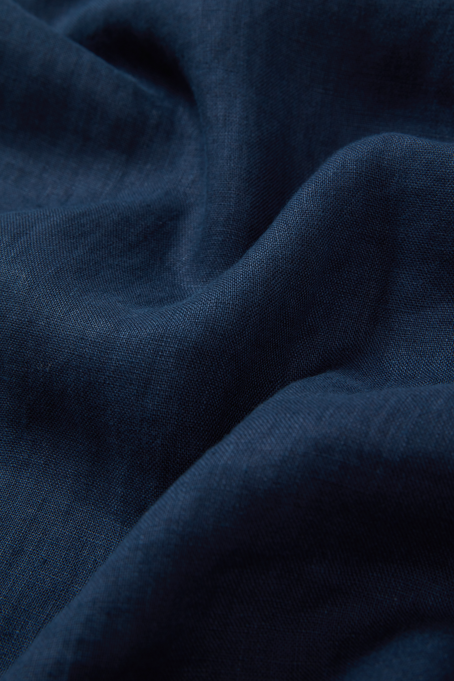 Midweight Linen Signature Shirt Navy