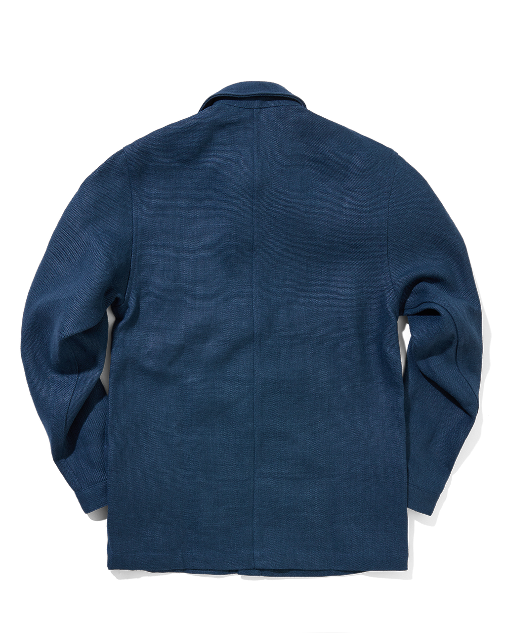 Heavy Linen Railway Jacket French Blue