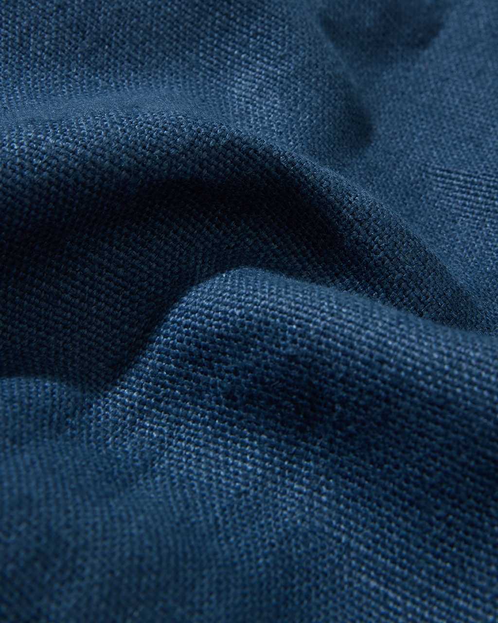 Heavy Linen Railway Jacket French Blue