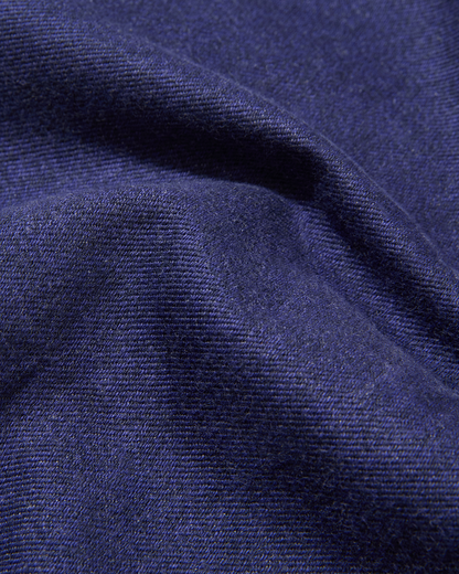 Cotton Drill Wide Leg Trousers Indigo