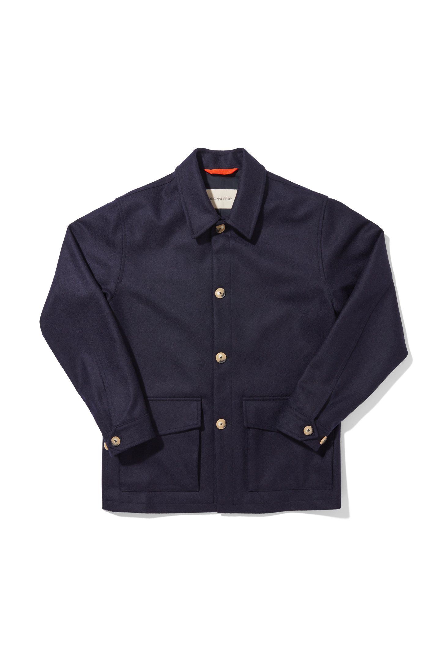 Melton Wool Field Jacket Dark Navy