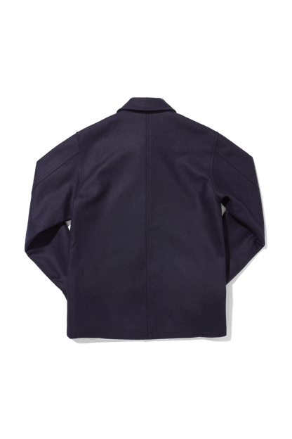 Melton Wool Field Jacket Dark Navy