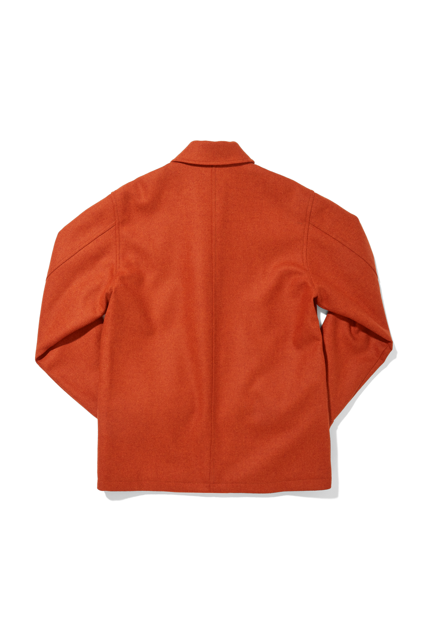 Melton Wool Field Jacket Burnt Orange