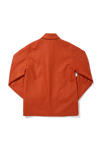 Melton Wool Field Jacket Burnt Orange