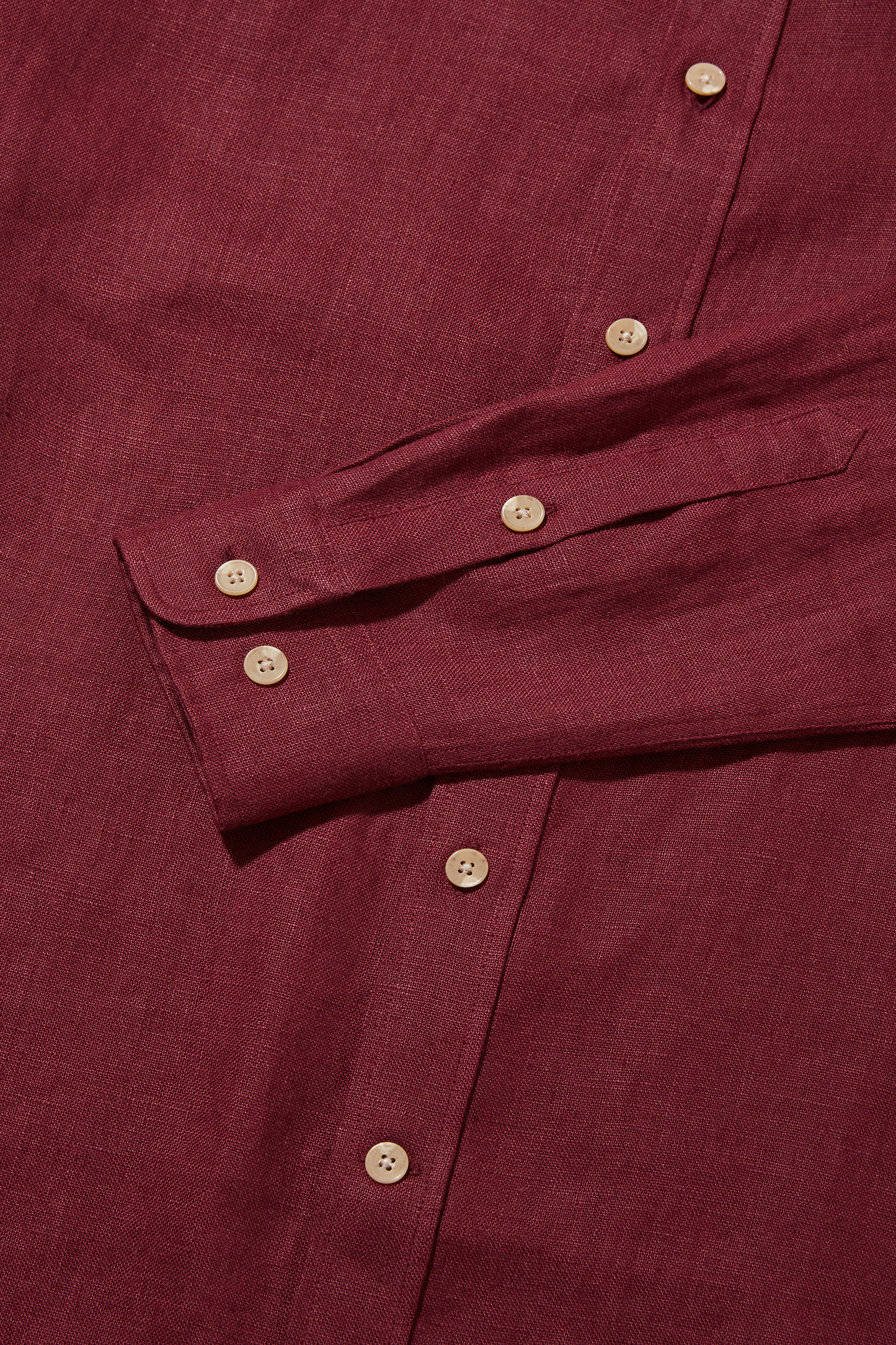 Heavy Linen Signature Wine Red