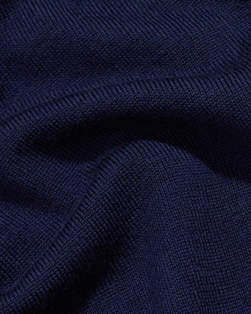 Merino High Neck Crew Ink