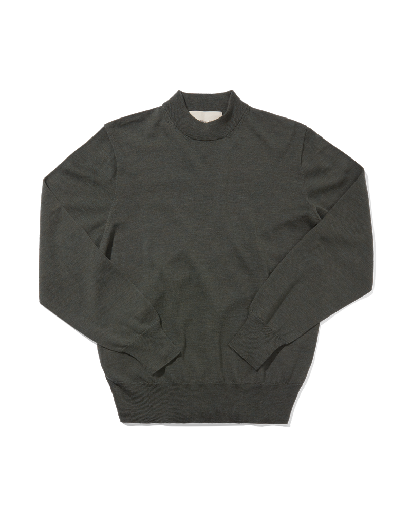 Merino High Neck Crew Fir