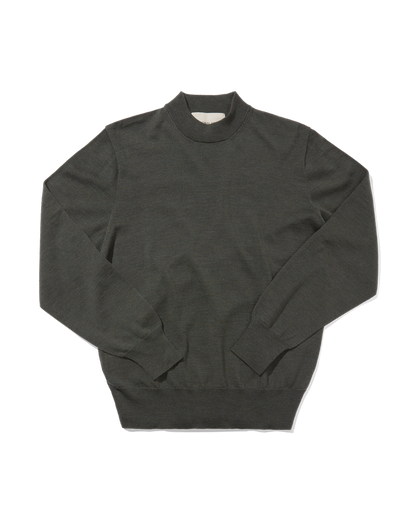 Merino High Neck Crew Fir