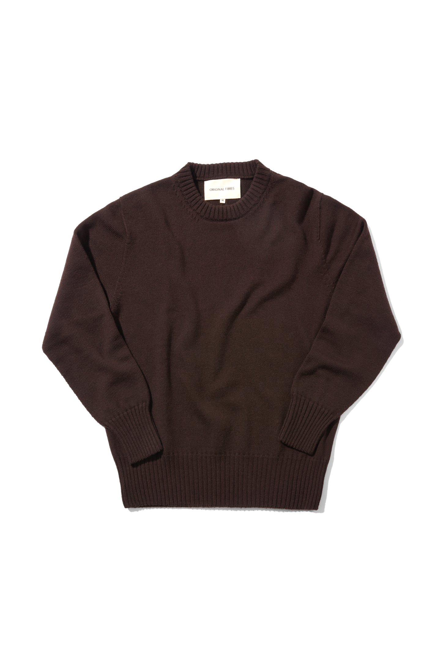 Merino Crewneck Jumper Chocolate Brown