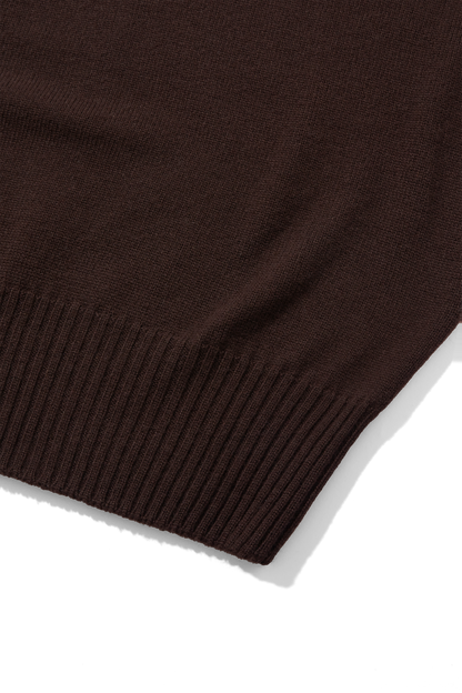 Merino Crewneck Jumper Chocolate Brown