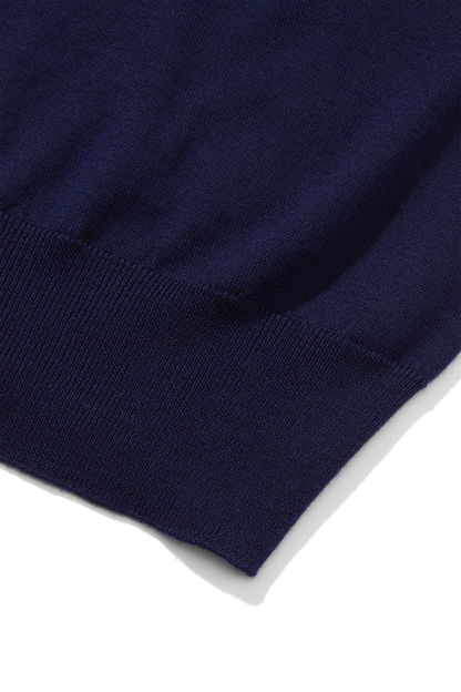 Merino Mock Neck Ink