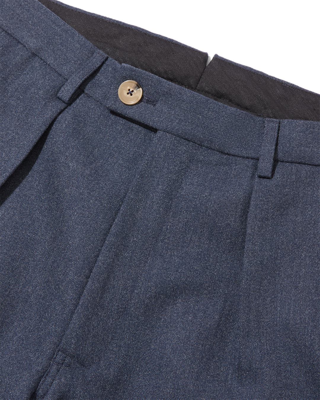 Wool Straight Leg Trousers Airforce