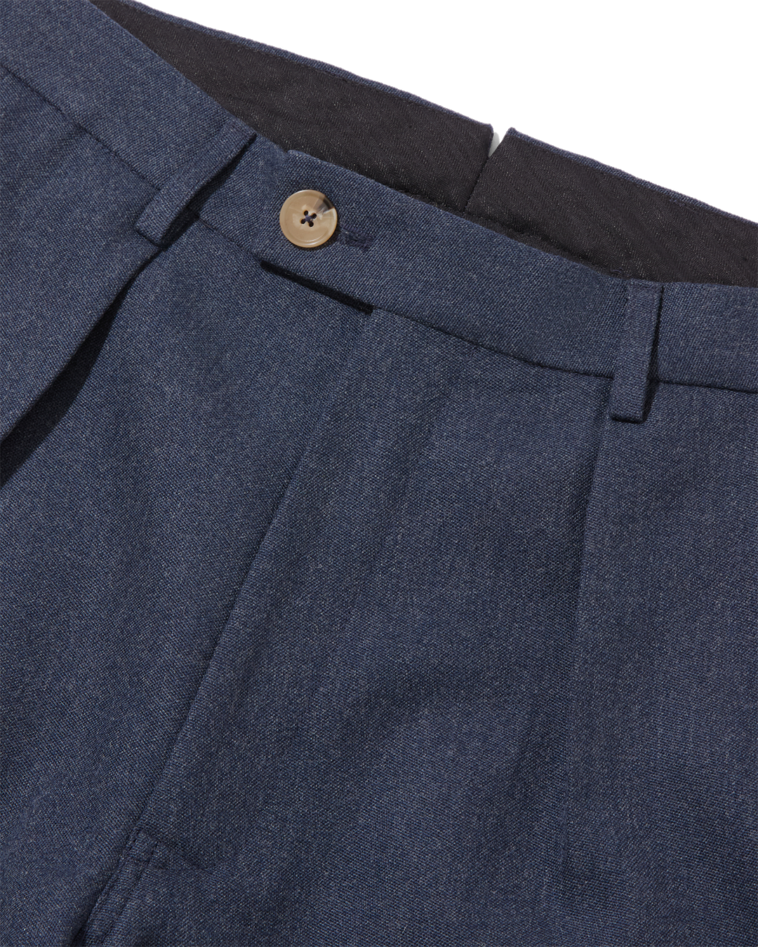 Wool Straight Leg Trousers Airforce