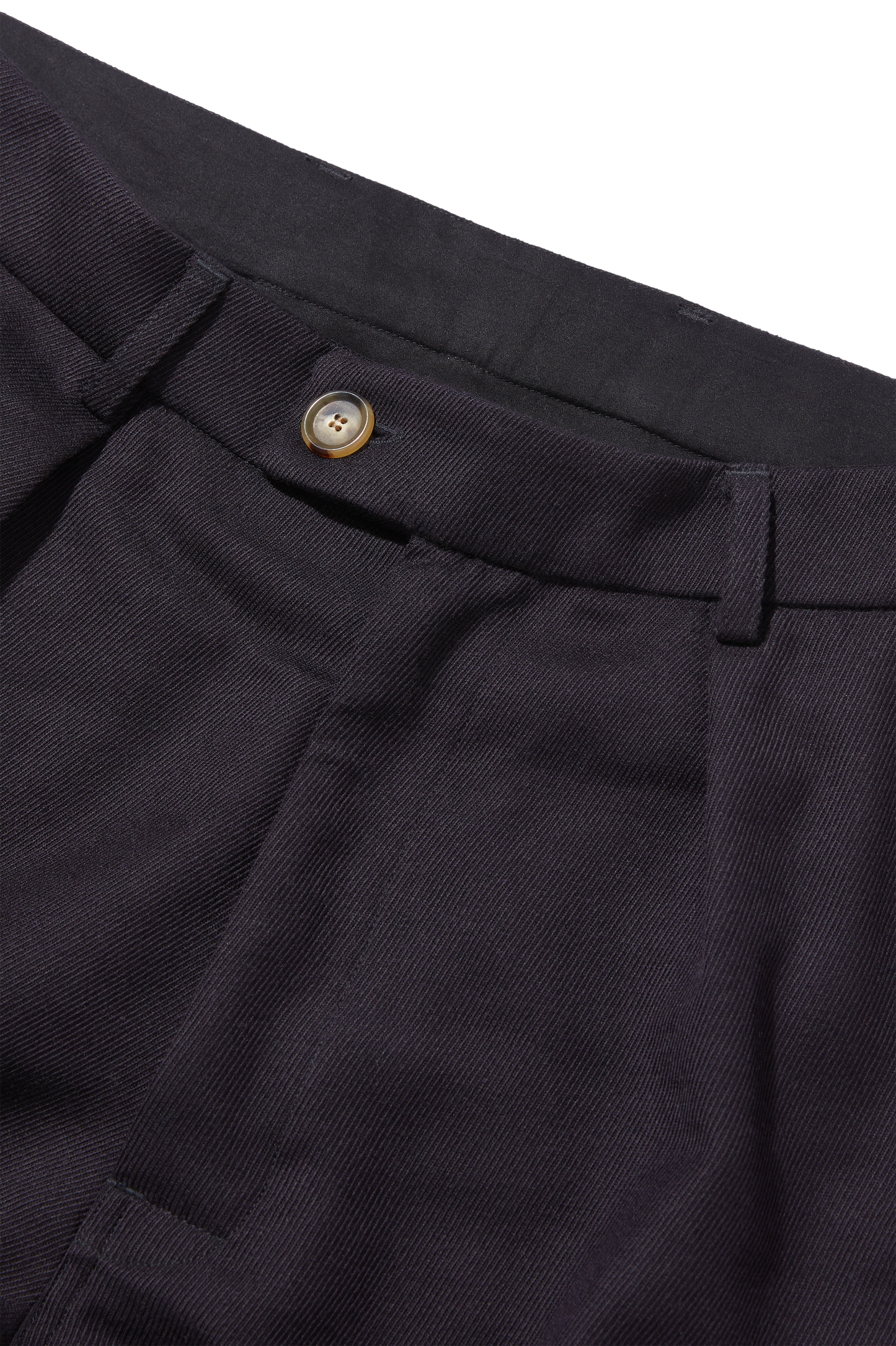 Pre order - Wool Straight Leg Trouser Navy