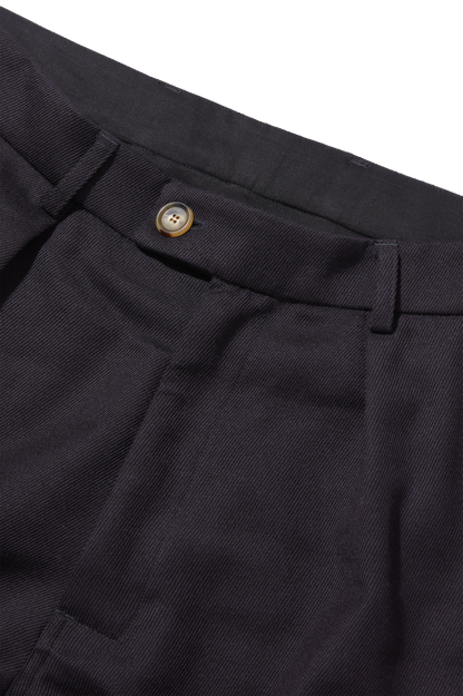 Pre order - Wool Straight Leg Trouser Navy