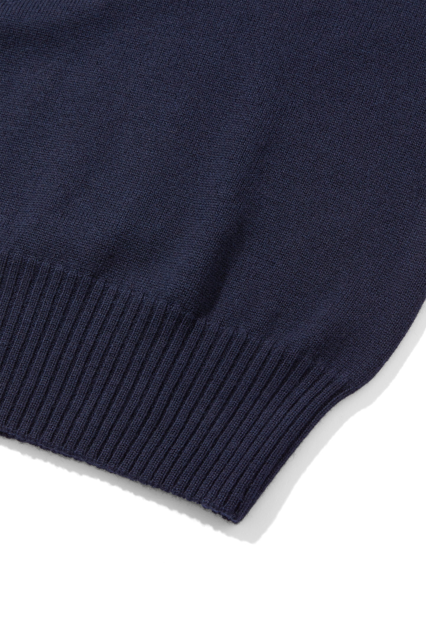 Merino V Neck Deep Navy