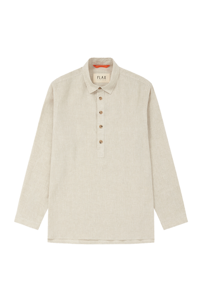 Midweight Linen Smock Oatmeal