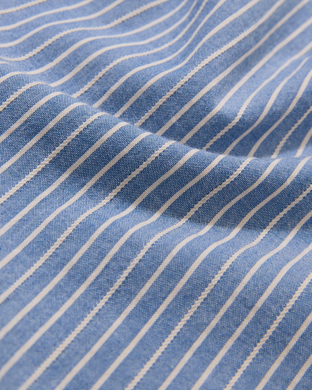 Organic Cotton Long Sleeve Smock Dobby Stripe