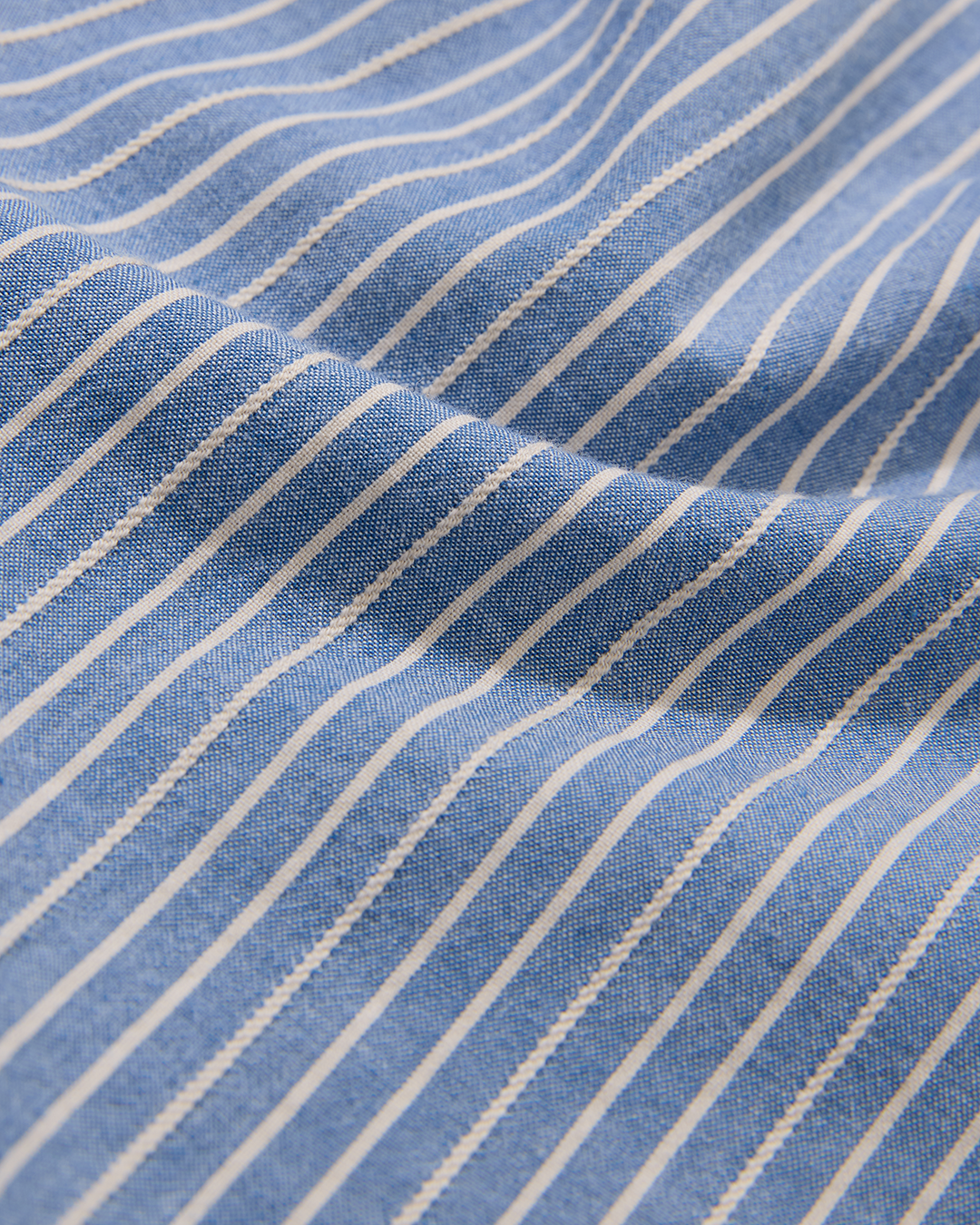 Organic Cotton Long Sleeve Smock Dobby Stripe