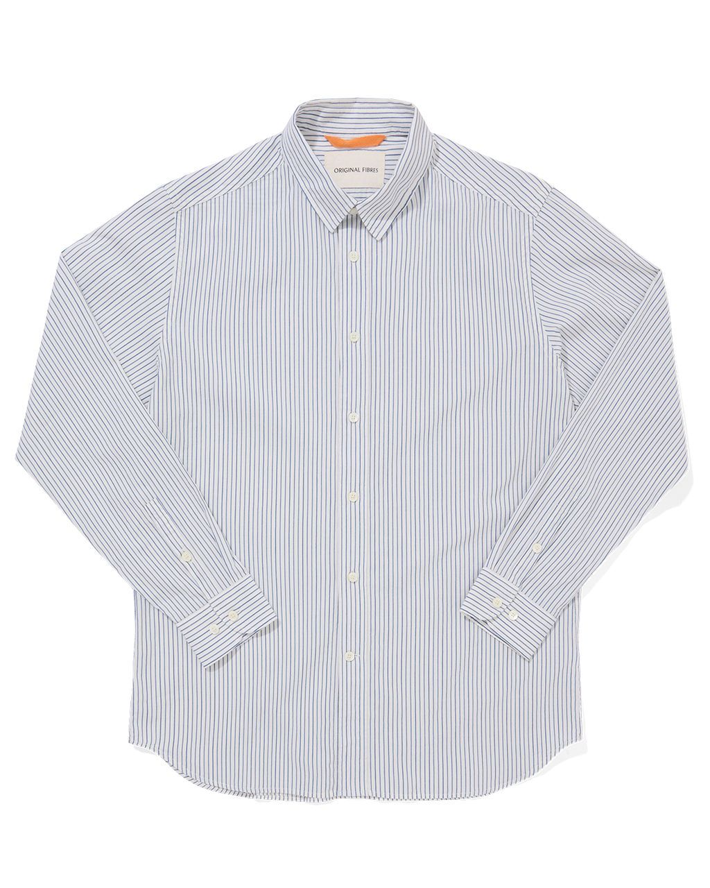 Organic Cotton Signature Shirt Hickory Stripe
